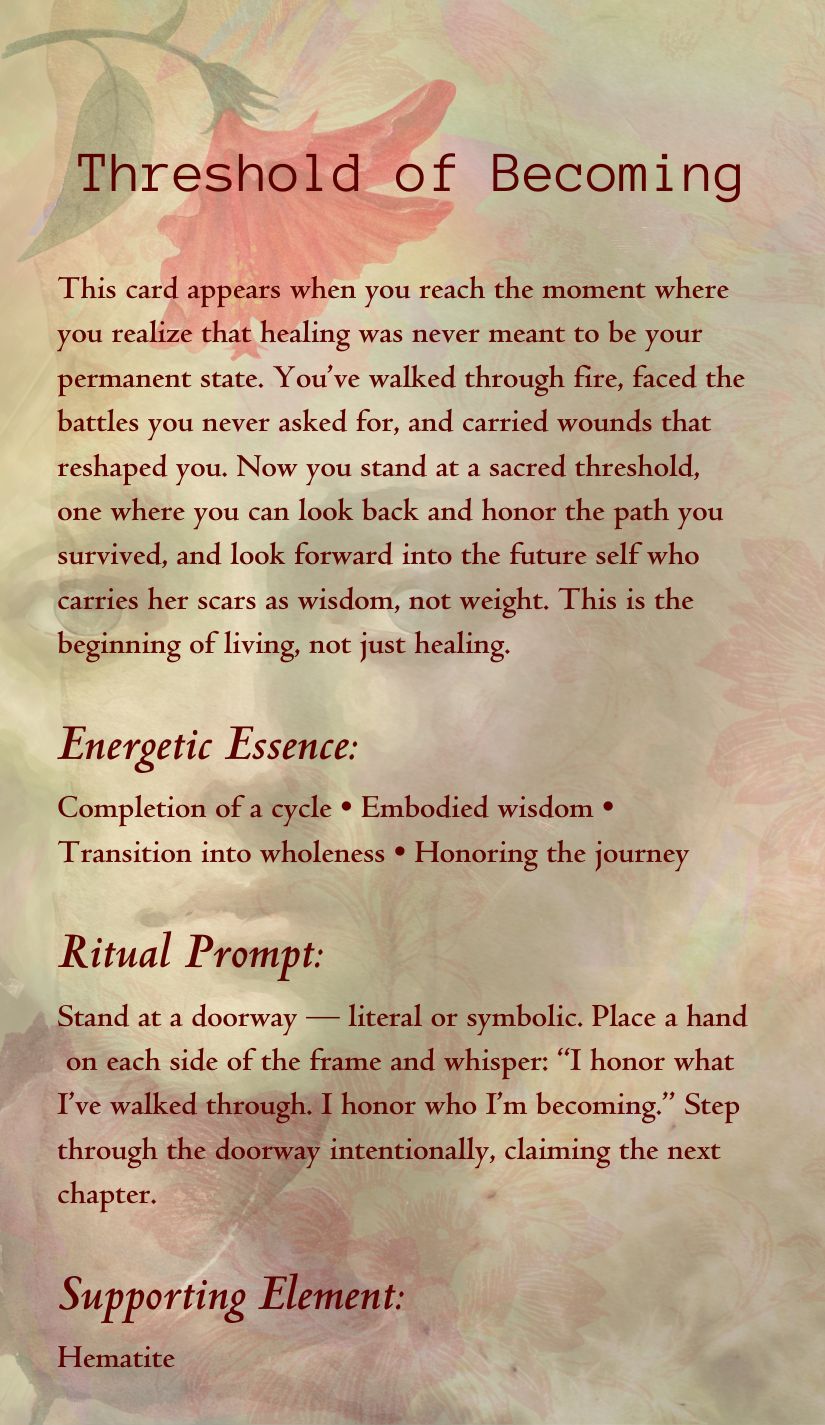 Born of the Breaking: The Seasoned Woman Oracle